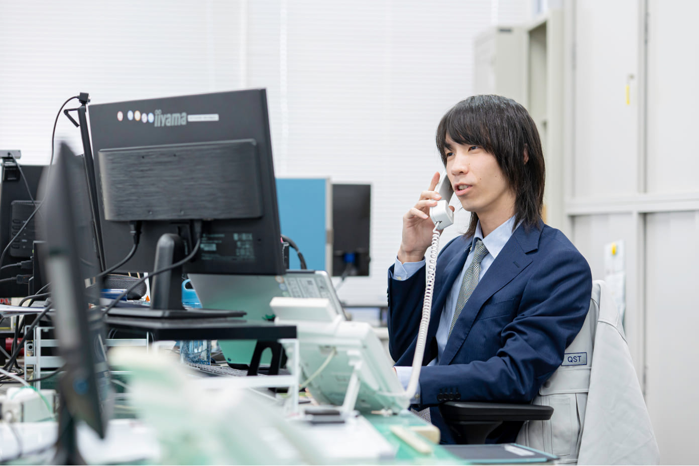 酒井 克旗の仕事風景